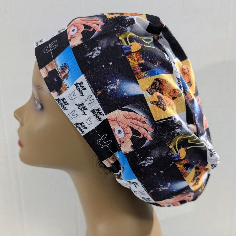 Bunny, Euro Style Scrub Cap, Scrub Cap, Chemo Hat